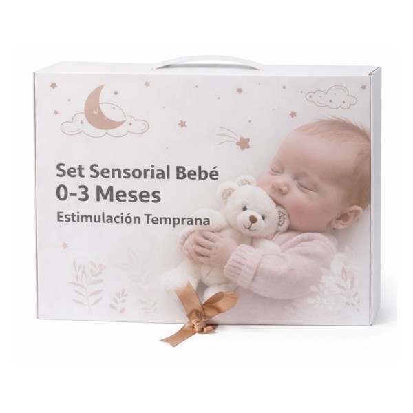 Kit Sensorial Bebé 0 a 3 Meses Estimulación Temprana box