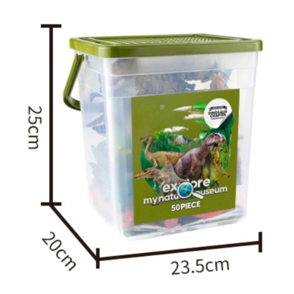 Juguete Dinosaurios 50 Piezas Set Infantil Educativo