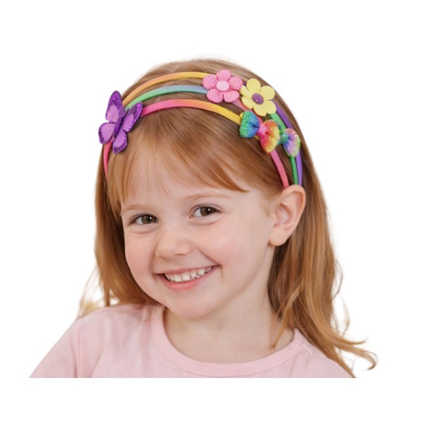 Kit Diadema Infantil Para Crear Accesorios 60 Piezas