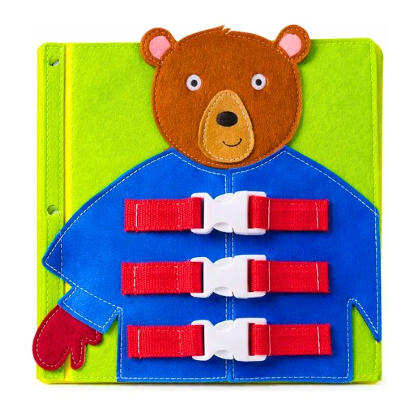 Juguete Didáctico Oso Motricidad Fina Sensorial Niños