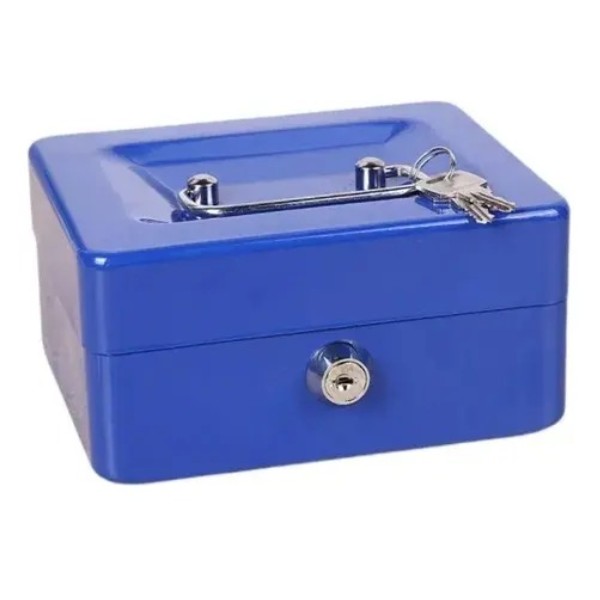 Caja Fuerte Seguridad Con Llave Metálica