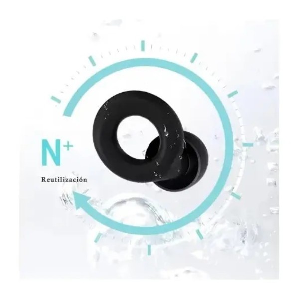 Reducción De Ruido Reutilizables / Tapones Oido Silicona