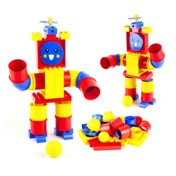 Robot Armable Juego de construcción Bloques Tuberías