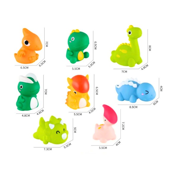 Juguetes Dinosaurios de Baño para Bebés y Niños