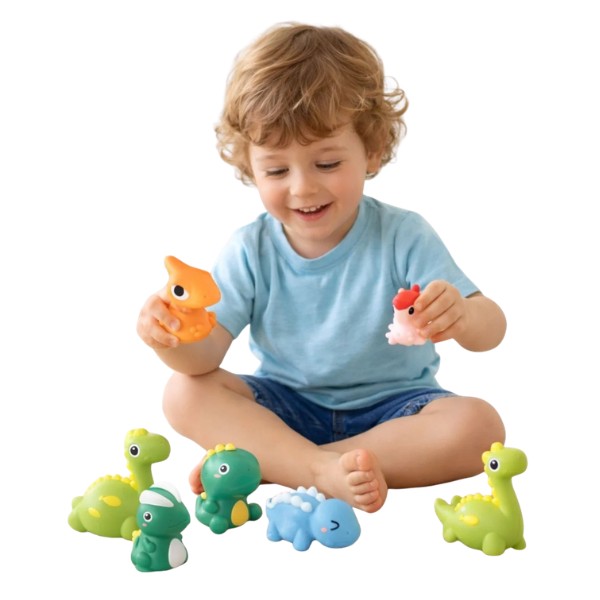 Juguetes Dinosaurios de Baño para Bebés y Niños