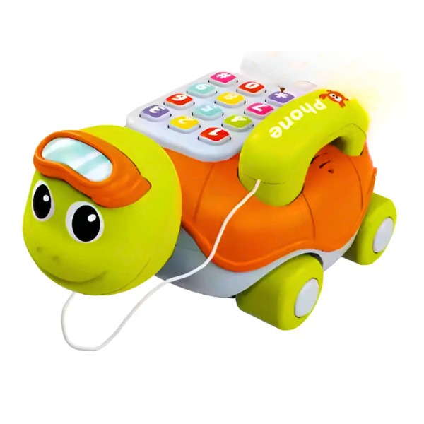 Juguete Teléfono Interactivo Para Bebe Juego Musical Tortuga