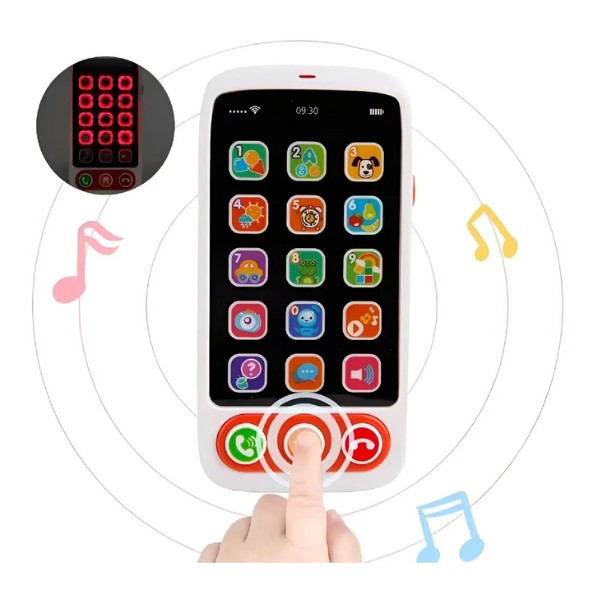 Celular Didáctico De Juguete Musical Con Luces Y Sonidos