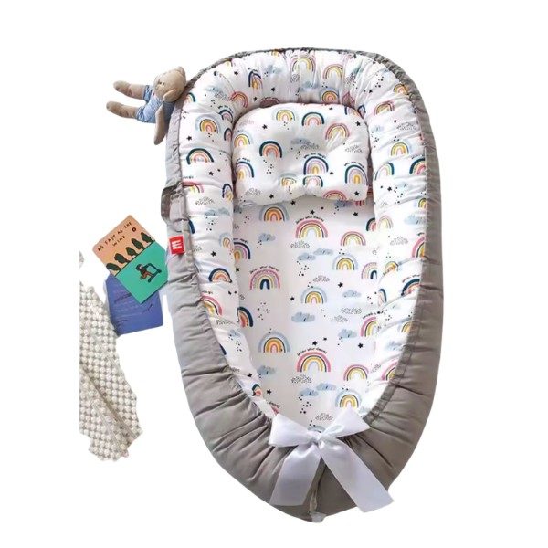 Cama Cojín Nido Colecho De Algodón Para Bebe