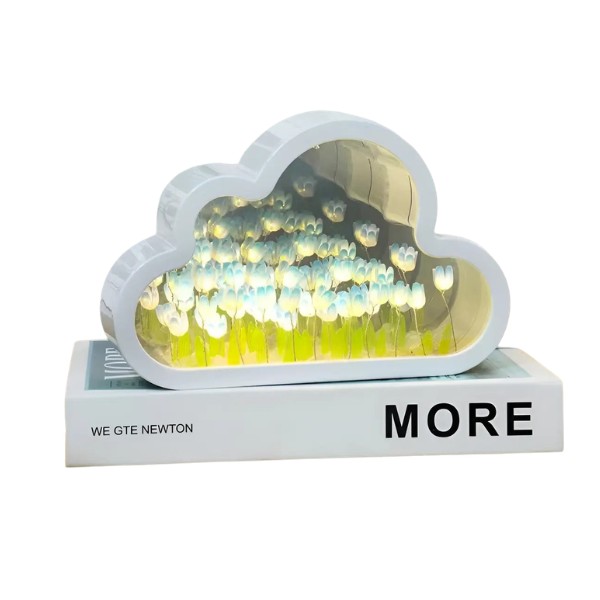 Tulipán Nube Lamparita Luces Decoración Hogar