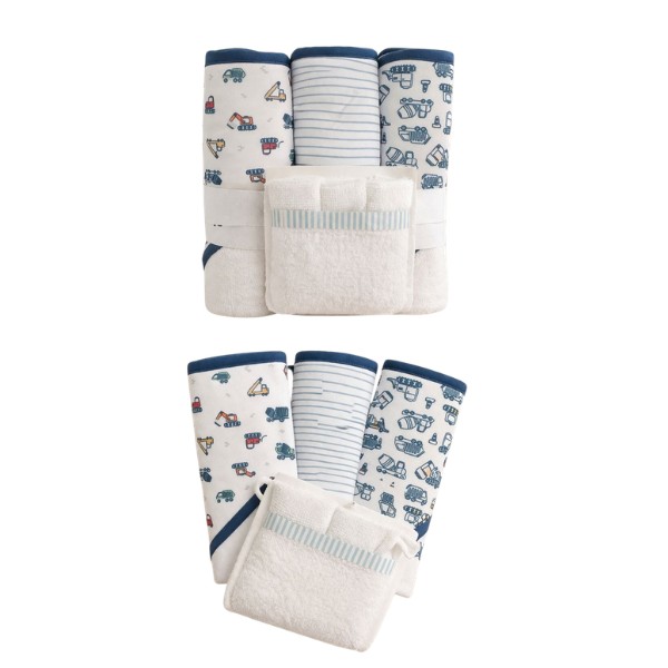 Toallas Baño Bebé 0-24 Meses Con Capucha Pack Microfibra Algodón