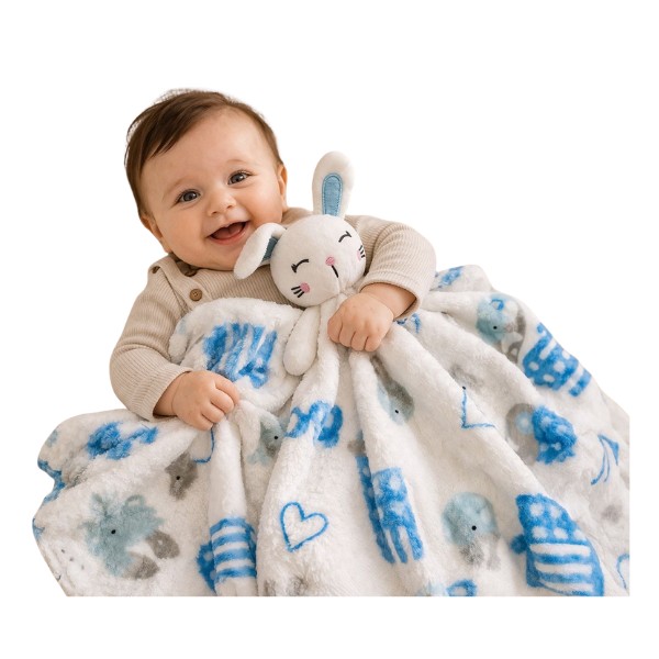 Manta Suave Para Bebé Con Tuto De Apego Ideal Recién Nacido