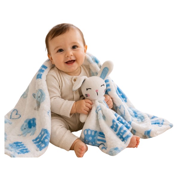 Manta Suave Para Bebé Con Tuto De Apego Ideal Recién Nacido