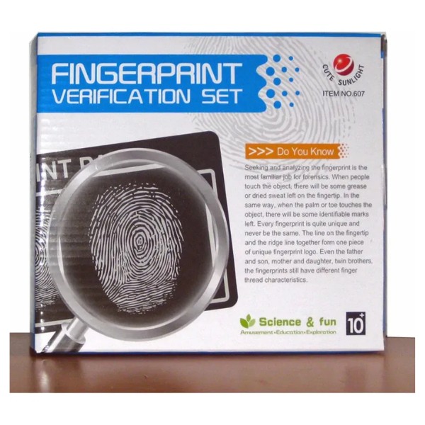 Juego De Rol De Detective Infantil Con Huellas Dactilares