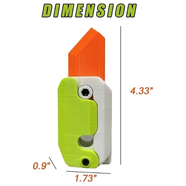 Cuchillo Juguete Plástico Sensorial Juguete Antiestres