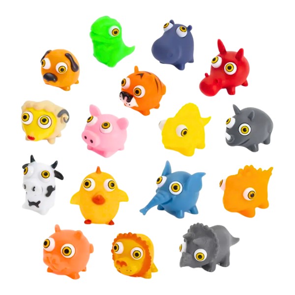Juguete Sensorial Antiestrés Animales Ojos Saltones