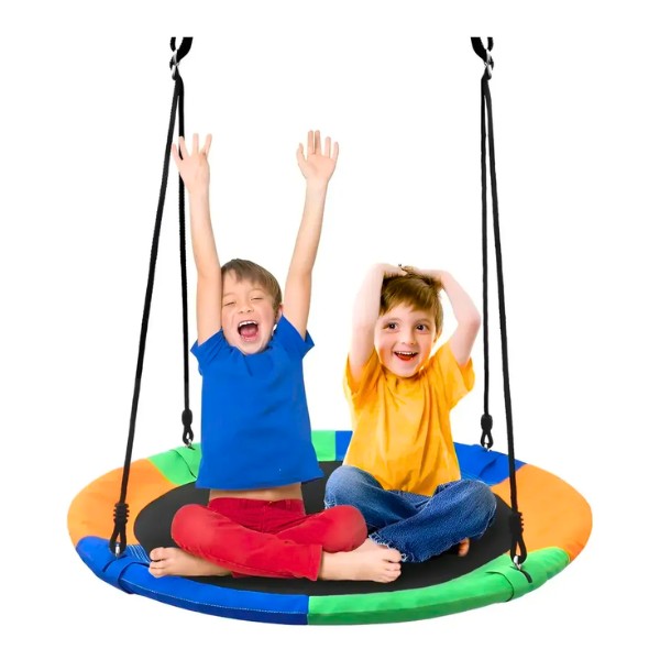 Columpio Mecedor Ovalado Multicolor