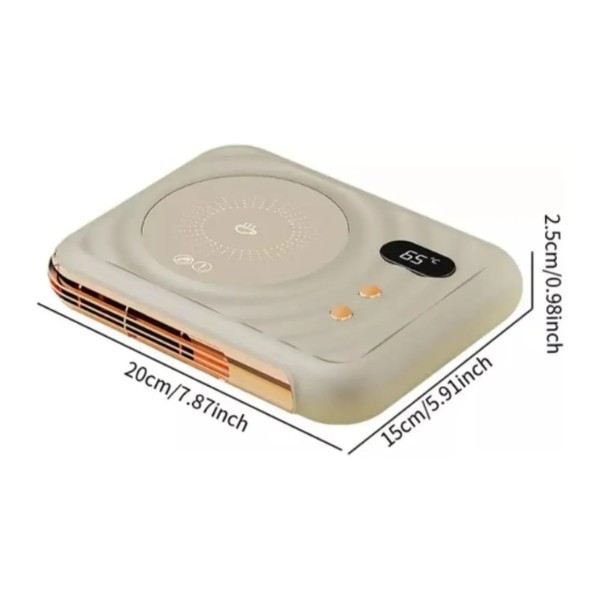 Calefactor De Mesa Electrico Y Calentador De Taza 2 En 1