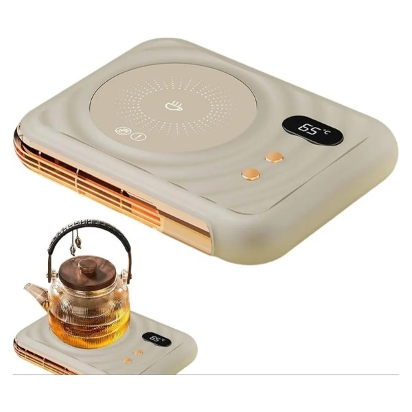 Calefactor De Mesa Electrico Y Calentador De Taza 2 En 1