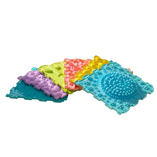 Set Tapetes Alfombras Sensoriales Con Texturas