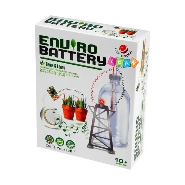 Kit Experimento Educativo Batería Natural Ciencia Para Niños