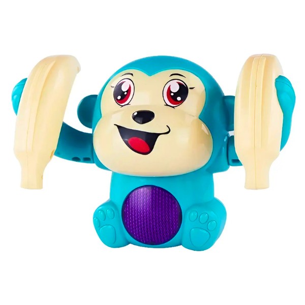 Juguete Mono Musical Para Bebé Con Luces Sonido Y Movimiento