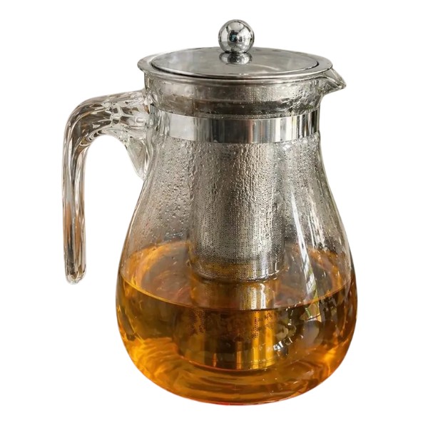 Tetera De Vidrio Con Infusor Para Té Hierbas Infusiones