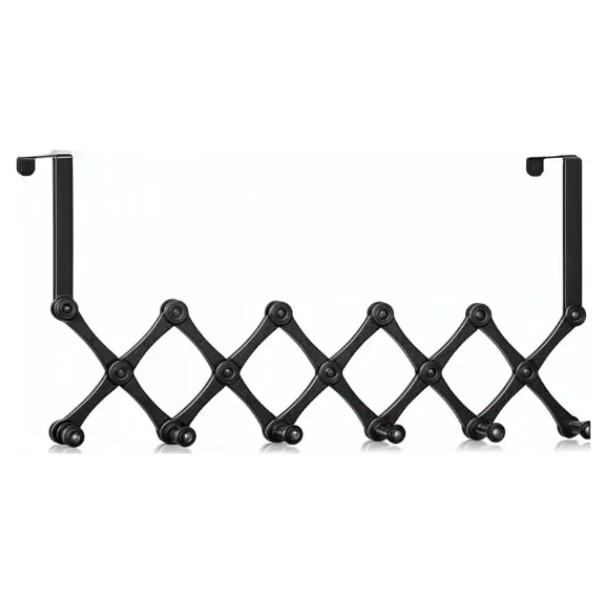 Colgadores De Ropa 6 Ganchos Metalicos De Puerta Plegable
