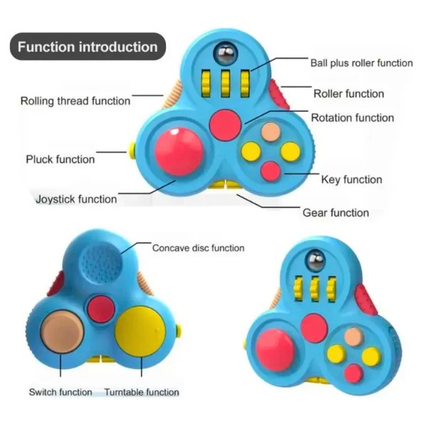 Spinner Sensorial Multifuncional Reductor De Estrés