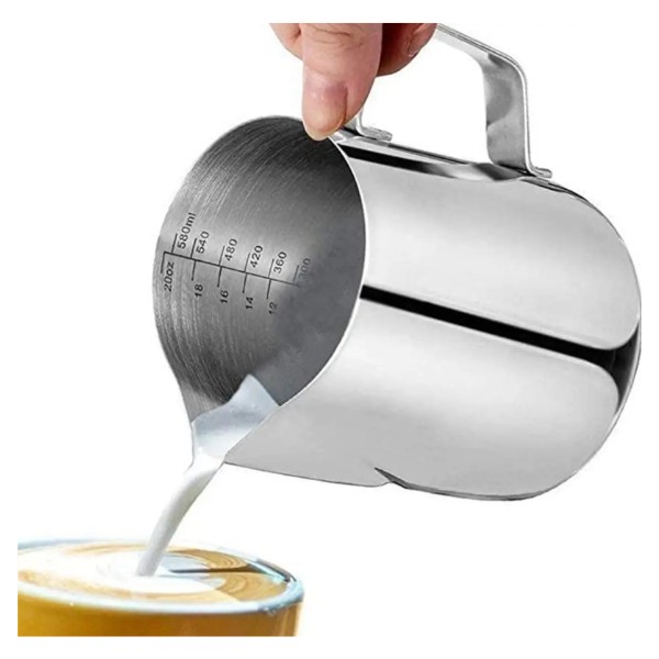 Jarra De Espuma De Leche Barista Acero Inoxidable