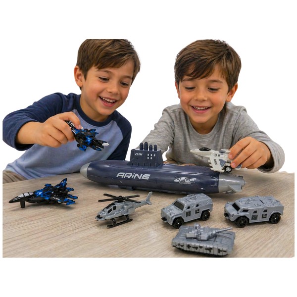 Set Juego Militar Equipamiento Juguete Tanque Armada
