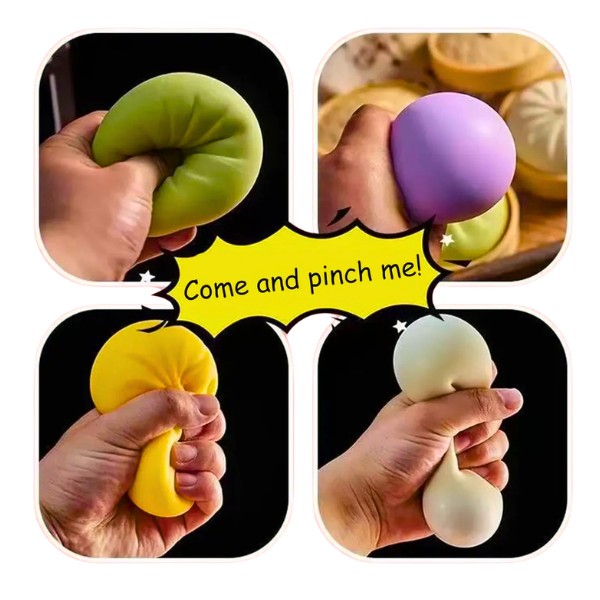 Squichy Juguete Antiestrés En Forma De Pan Bao