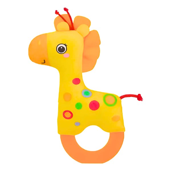 Sonajero Peluche Con Mordedor Estimulación Temprana Bebé