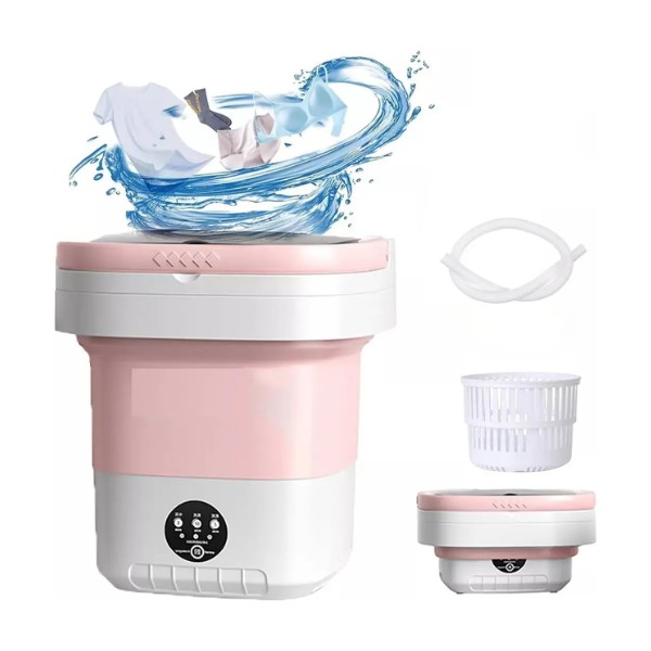 Mini Lavadora Portatil Ropa Centrifugado Plegable Ropa 11lt