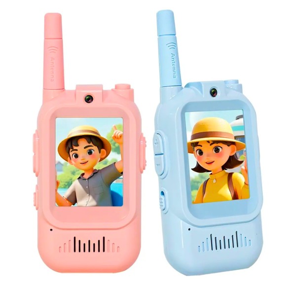 Kit Radios Walkie Talkies Para Niños Videollamada Cámara
