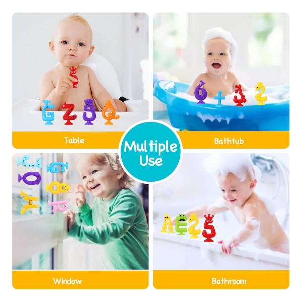 Juguetes Educativos De Construcción Con Ventosa Letras