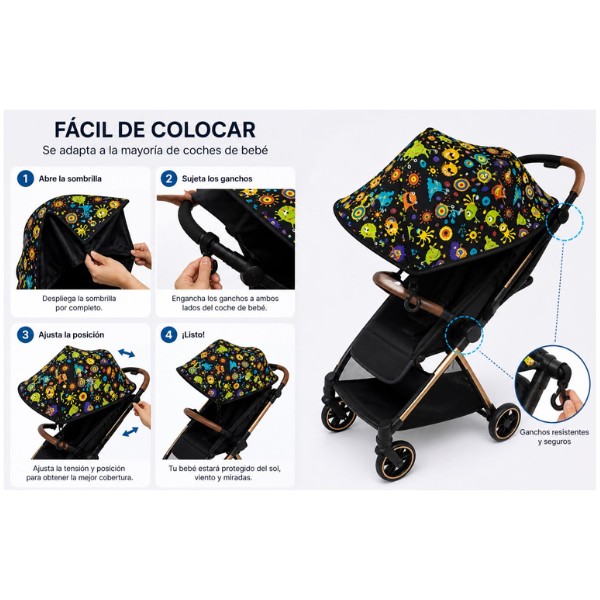 Sombrilla Coche Bebe Toldo Coche Bebe Parasol Coche Bebe