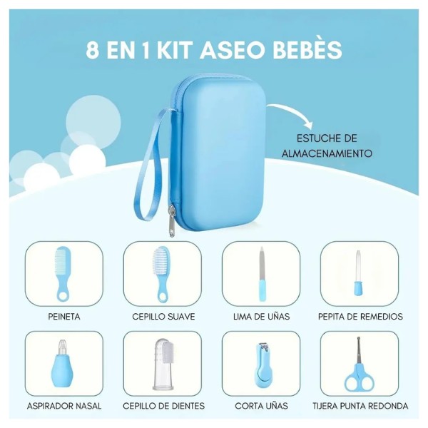 Set Aseo Bebe Set Higiene Bebe Set De Bebe Higiene Estuche