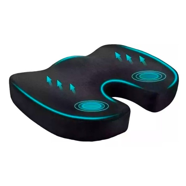 Cojín Asiento De Coche Oficina Ergonómico Coxis Ortopédico