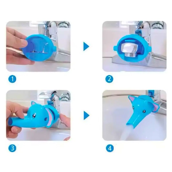 Extensor De Grifo Para Lavamanos Diseño Animales Para Niños