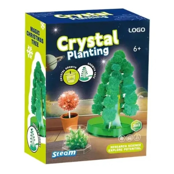 Kit Juego De Experimentos Con Cristales Árbol