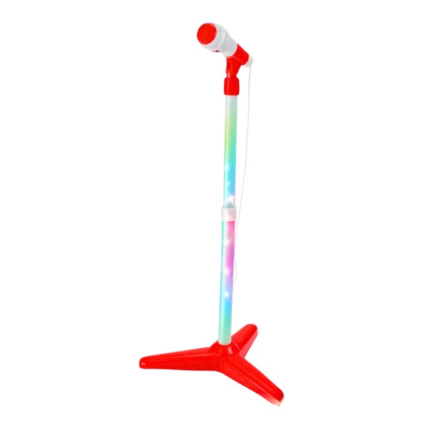 Microfono Pedestal Juguete Mp3 Con Luces Infantil