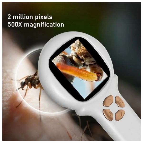 Microscopio Infantil Con Pantalla Exploración Y Experimento