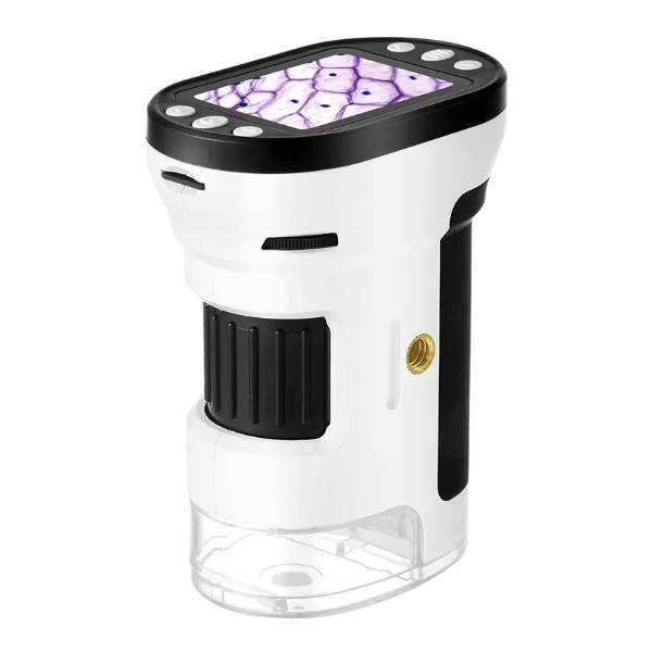 Microscopio Led Inteligente Pantalla Para Niños Hd