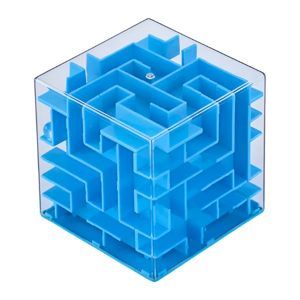 Cubo Laberinto 3D Sensorial Camino Bolita Juguete Ingenio