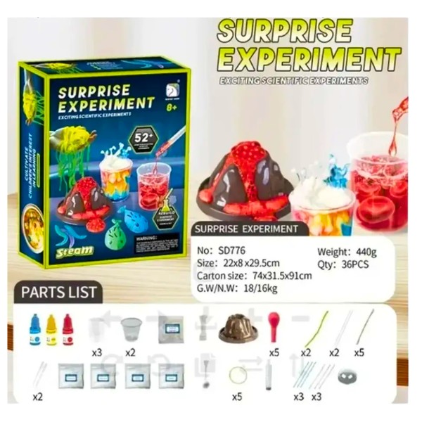 Juego De Química 52 En 1 Para Niños Experimentos Para Niños