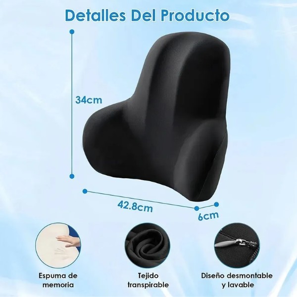 Cojin Soporte Lumbar Almohada Respaldo Sillas
