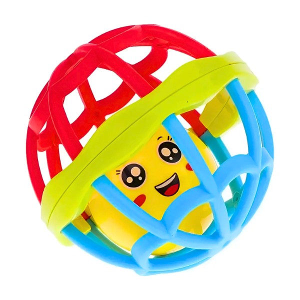 Pelota Sonajero Flexible Estimulación Sensorial Del Bebé