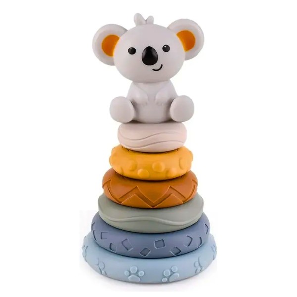 Torre Apilable Sensorial Koala Para Bebés Juego Educativo