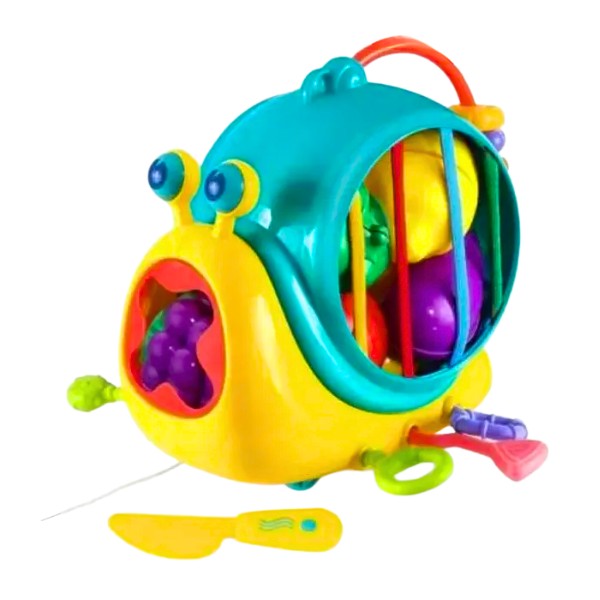 Juguete De Caracol Y Frutas De Encaje Didactico Para Bebes