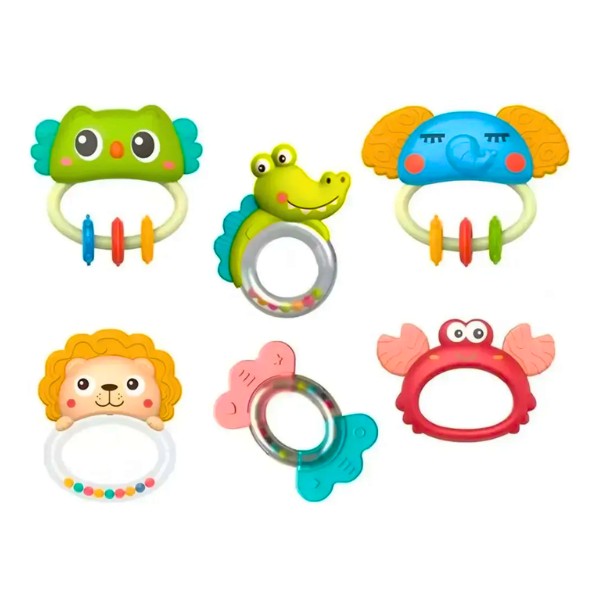Set De Cascabeles Con Mordedor Juguetes Sensoriales